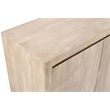 Pemberly Row 4-Door Reclaimed Solid Wood Sideboard in Light Ash Ivory