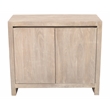 Pemberly Row 2-Door Reclaimed Solid Wood Sideboard in Light Ash Ivory