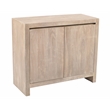 Pemberly Row 2-Door Reclaimed Solid Wood Sideboard in Light Ash Ivory