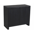 Pemberly Row 2-Door Reclaimed Solid Wood Sideboard in Graphite Black