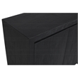 Pemberly Row 2-Door Reclaimed Solid Wood Sideboard in Graphite Black