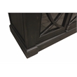 Pemberly Row 6-Door Solid Pine Wood Sideboard in Antique Black Finish