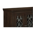 Pemberly Row 4-Door 4-Drawer Solid Mango Wood Sideboard in Barista Brown
