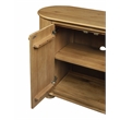 Pemberly Row 6-Door Solid Oak Wood Sideboard in Natural Finish