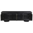 Pemberly Row 4-Door Sideboard in Multi-Color Toned Iron on Solid Wood