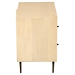 Pemberly Row 2-Drawer Solid Wood Nightstand in Aged Natural Finish