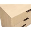 Pemberly Row 6-Drawer Hand-Carved Solid Wood Dresser in Aged Natural