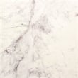 Pemberly Row White Marble End Table with Solid Wood Base in Sur Tone