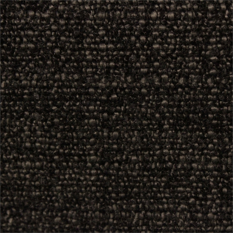 Pemberly Row Rattan Swivel Chair in Ebony Linen with Solid Wood Trim