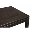 Pemberly Row Small Rectangular Solid Mango Wood Dining Table in Barista Brown