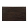 Pemberly Row Small Rectangular Solid Mango Wood Dining Table in Barista Brown