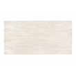 Pemberly Row Small Rectangular Solid Mango Wood Dining Table in Stone Natural