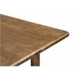 Pemberly Row Rectangular Solid Mango Wood Dining Table in Spice Tan