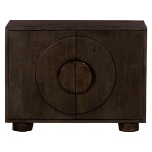 Pemberly Row 2-Door Solid Mango Wood Sideboard in Barista Brown