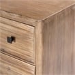 Pemberly Row 6-Drawer Solid Wood Dresser in Rustic Light Brown