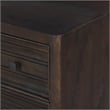 Pemberly Row 6-Drawer Solid Wood Dresser in Rich Umber Brown