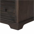 Pemberly Row 6-Drawer Solid Wood Dresser in Rich Umber Brown
