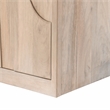 Pemberly Row 4-Door Solid Mango Wood Sideboard in Brushed Ivory