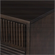 Pemberly Row 4-Door Solid Mango Wood Sideboard in Walnut Brown