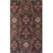 Pemberly Row 8x11 Hand-Tufted NZ Blended Wool Regal Area Rug in Charcoal