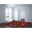 Pemberly Row 8x11 Hand-Tufted NZ Blended Wool Regal Area Rug in Rust Red