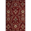 Pemberly Row 8x11 Hand-Tufted NZ Blended Wool Regal Area Rug in Rust Red