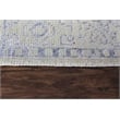 Pemberly Row 10x14 Hand-Knotted NZ Wool & Viscose Rug in Silver