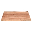 Pemberly Row 45 Inch Acacia Rectangular Coffee Table with Live Edge
