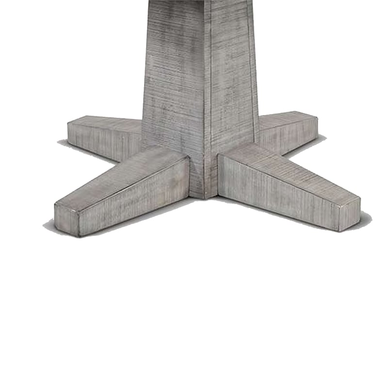 Pemberly Row 53 Inch Game Table with Reversible Dining Top in Gray