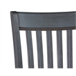 Pemberly Row Slat Back Dining Chair in Corduroy Blue (Set of 2)
