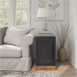 Pemberly Row Contemporary Chairside Table with Painted Finish