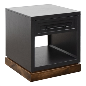 Pemberly Row Contemporary 22&quot Side Table with Painted Finish