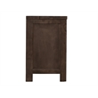Pemberly Row Solid Wood 2-Drawer Nightstand with Felt-Lined Drawer in Ash Brown