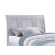 Pemberly Row Queen Storage Bed with Sleigh Headboard & Footboard Drawers in Gray