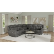 Pemberly Row 5-Pc Power Reclining Sectional with Console Storage & Cupholders