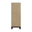 Pemberly Row Brown Mid-Century Solid Oak Craftsmanship 6-Drawer Chest