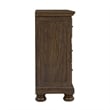 Pemberly Row Contemporary Brown Distressed Wood 6-Drawer Dresser