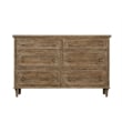 Pemberly Row Contemporary 64-inch Brown Rustic 6-Drawer Dresser