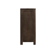 Pemberly Row Contemporary Brown Rustic Pine Wood 9-Drawer Dresser