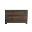 Pemberly Row Contemporary Spacious 6-Drawer Dresser in Brown