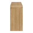 Pemberly Row Contemporary 64-inch Natural Hickory Wood 6-Drawer Dresser
