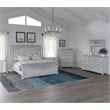 Pemberly Row Coastal Gray Spacious 10-Drawers Solid Wood Dresser