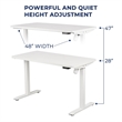 Pemberly Row Electric Height Adjustable Desk 48