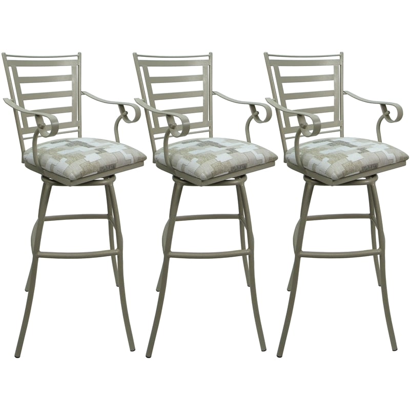 Pemberly Row Set of 3 Outdoor/Indoor Counter 26