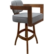 Pemberly Row Swivel Wood Counter 26
