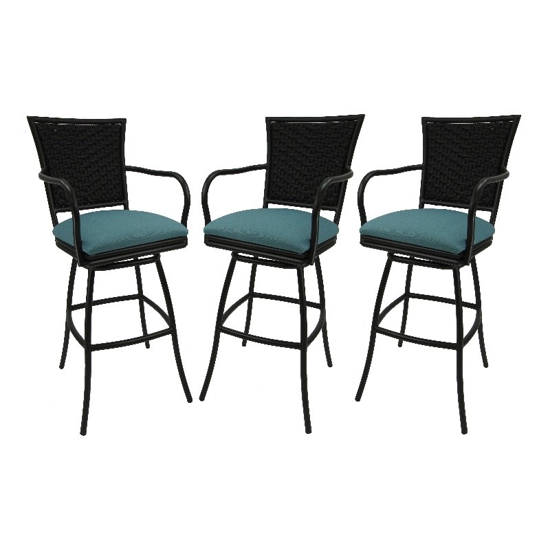 Pemberly Row Set of 3 Outdoor/Indoor Extra Tall 34