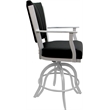 Pemberly Row Leather Swivel Metal 30