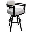 Pemberly Row Extra Tall Swivel Metal 34
