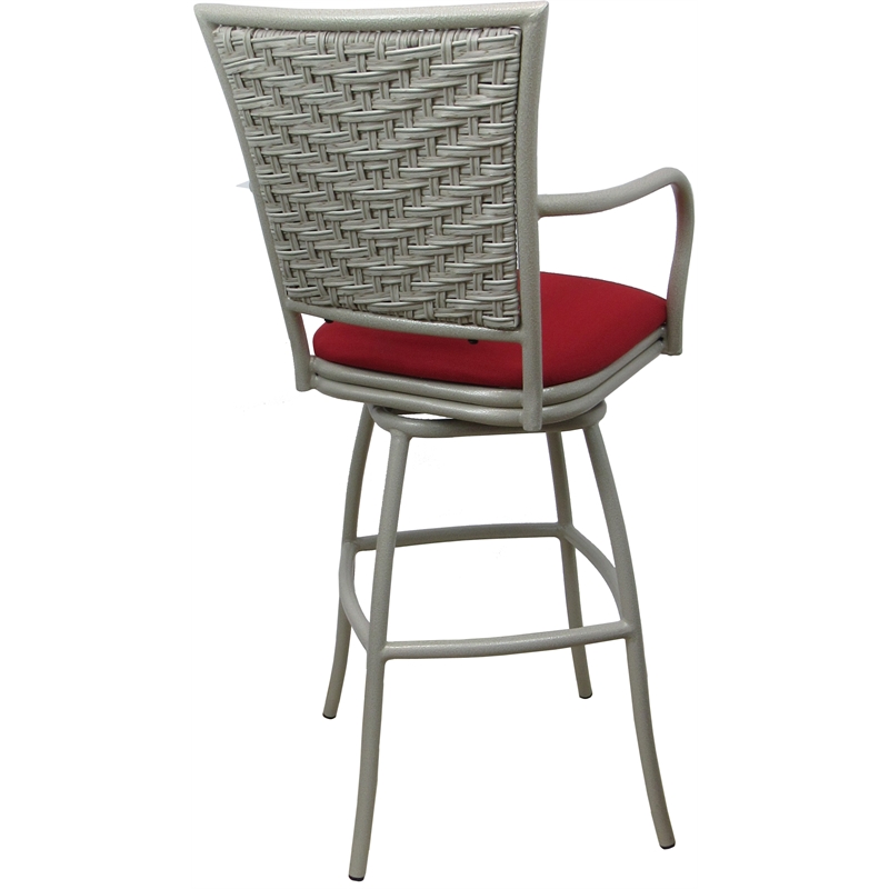 Pemberly Row Outdoor/Indoor Swivel Metal 30