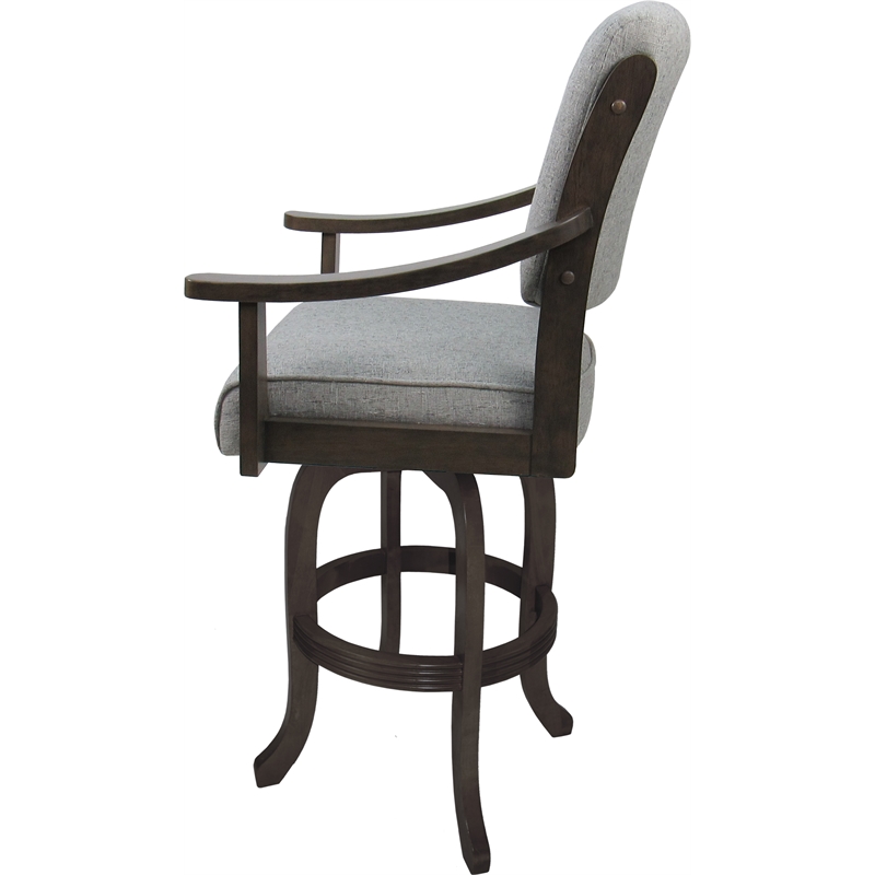 Pemberly Row Swivel Wood Counter Stool 26